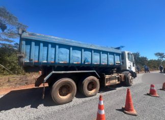 Trabalhador morre atropelado por caminhão-caçamba enquanto fazia manutenção em asfalto na TO-130