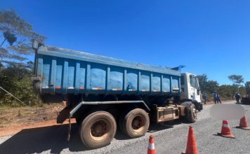 Trabalhador morre atropelado por caminhão-caçamba enquanto fazia manutenção em asfalto na TO-130