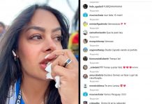 Larissa Riquelme faz live agoniada e com lágrimas nos olhos em prorrogação de Paraguai x Alemanha
