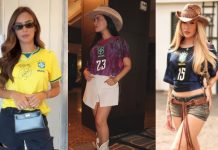 Esposas e namoradas de jogadores do Brasil postam looks para jogo contra Japão; FOTOS