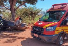 Capotamento deixa um morto e um ferido próximo a Paraíso do Tocantins